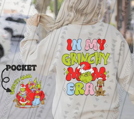 Grinchy Mom Era (Pocket/Back)