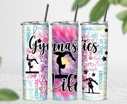Gymnastics Life Sublimation Tumbler