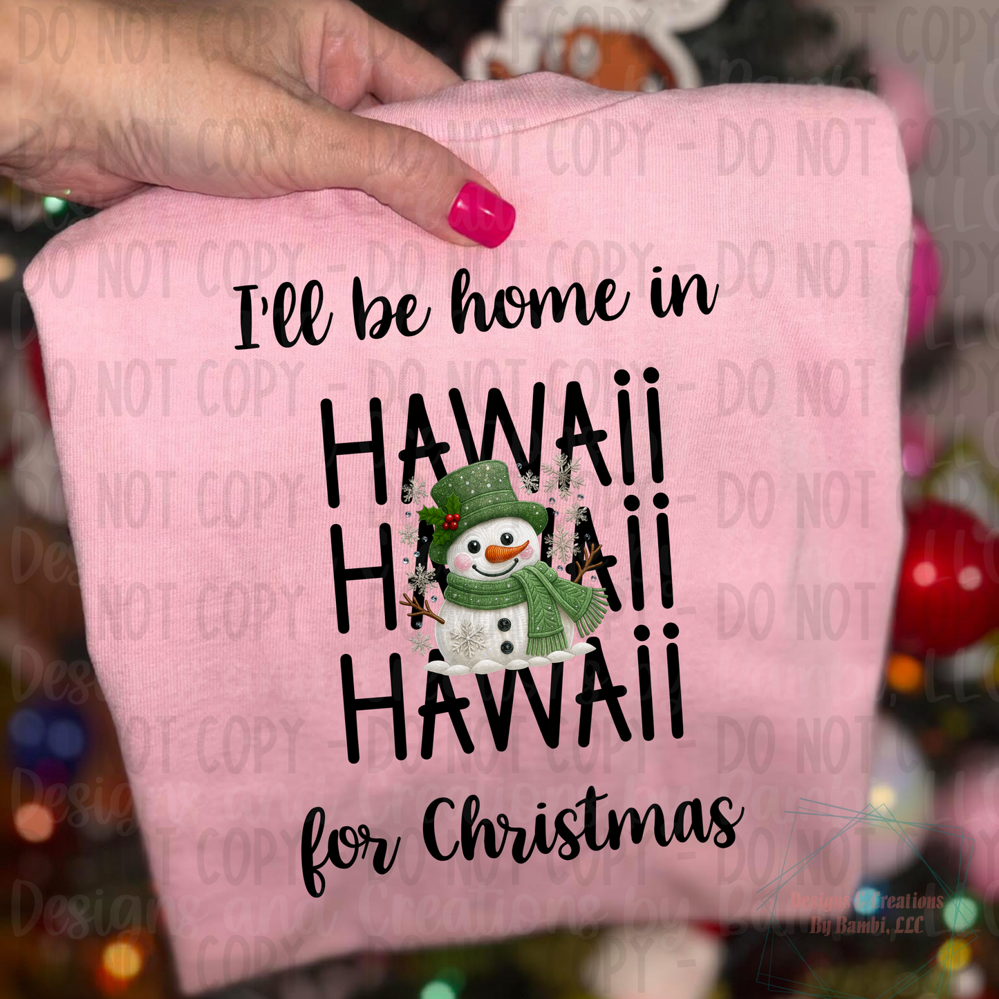 I'll Be Home in States Sage Snowman with Black Font Collection