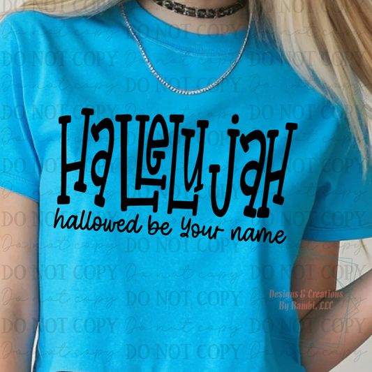 Hallelujah Black Font