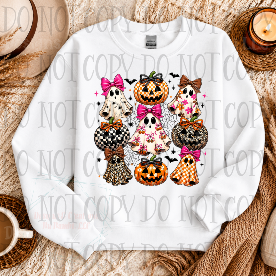 Halloween Coquette with Ghost