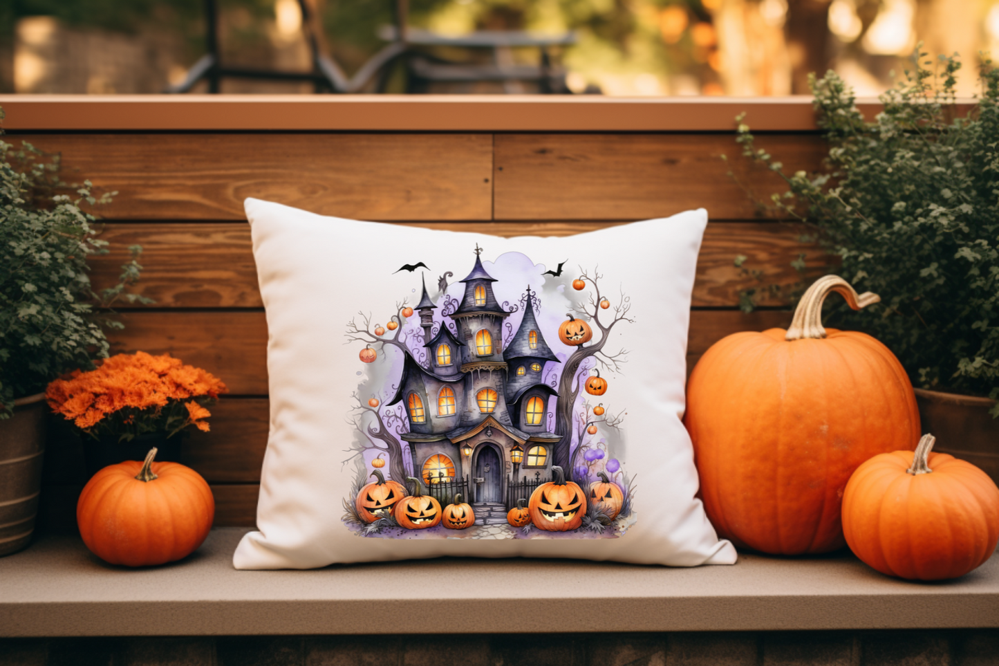 It's Spooky Season Throw Pillow Covering