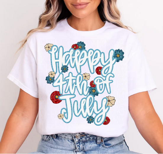 Happy 4th Of July Flowers