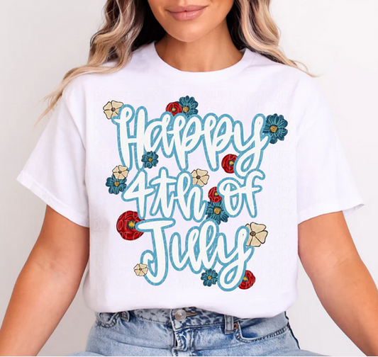 Happy 4th Of July Flowers