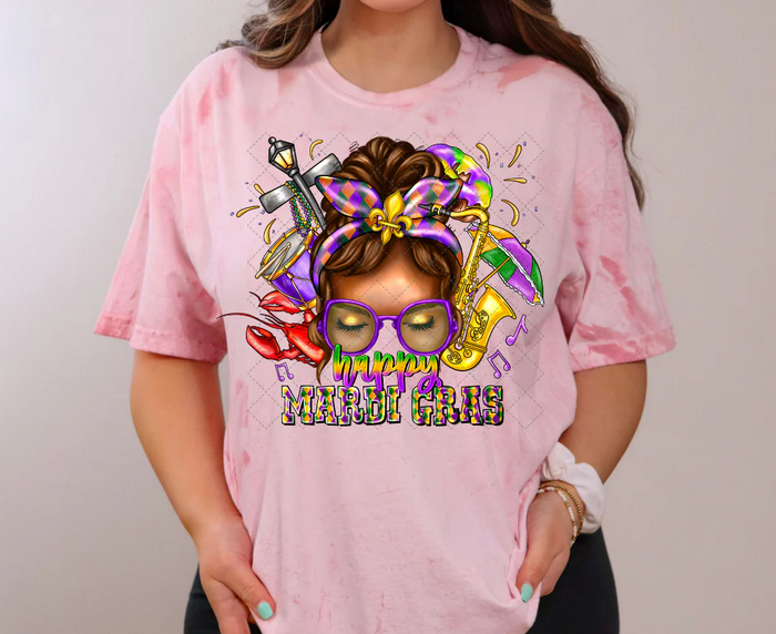 Happy Mardi Gras Girl