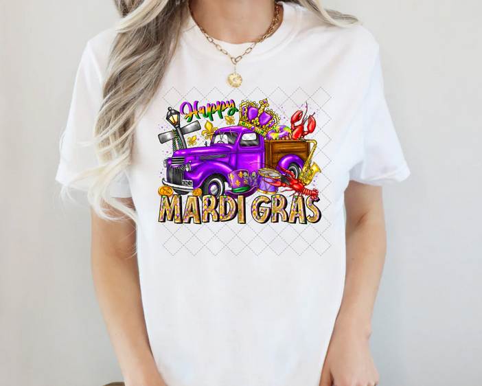 Happy Mardi Gras Truck