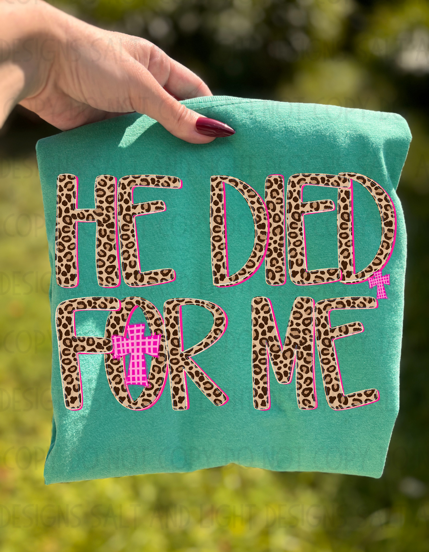 He Died For Me with Leopard