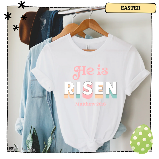 He is Risen Retro Shadow