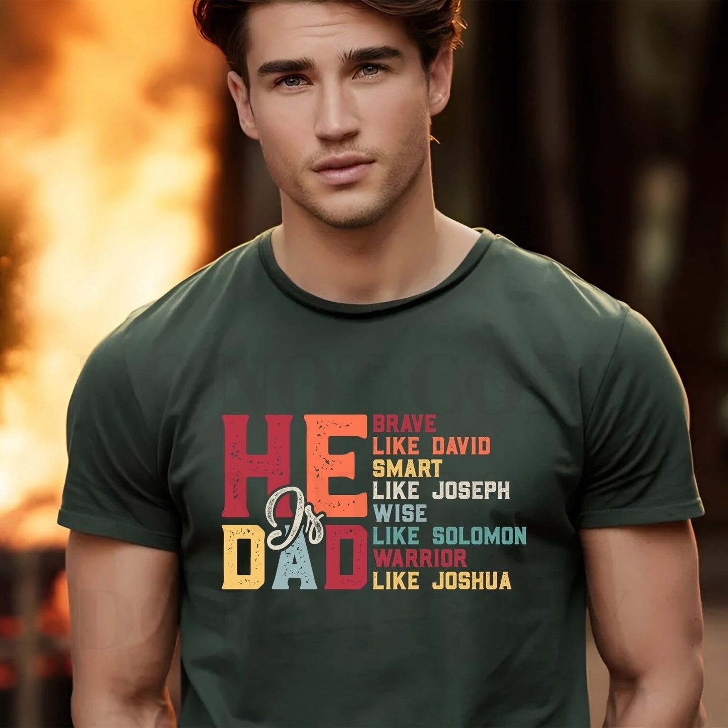 He is Dad Colorful