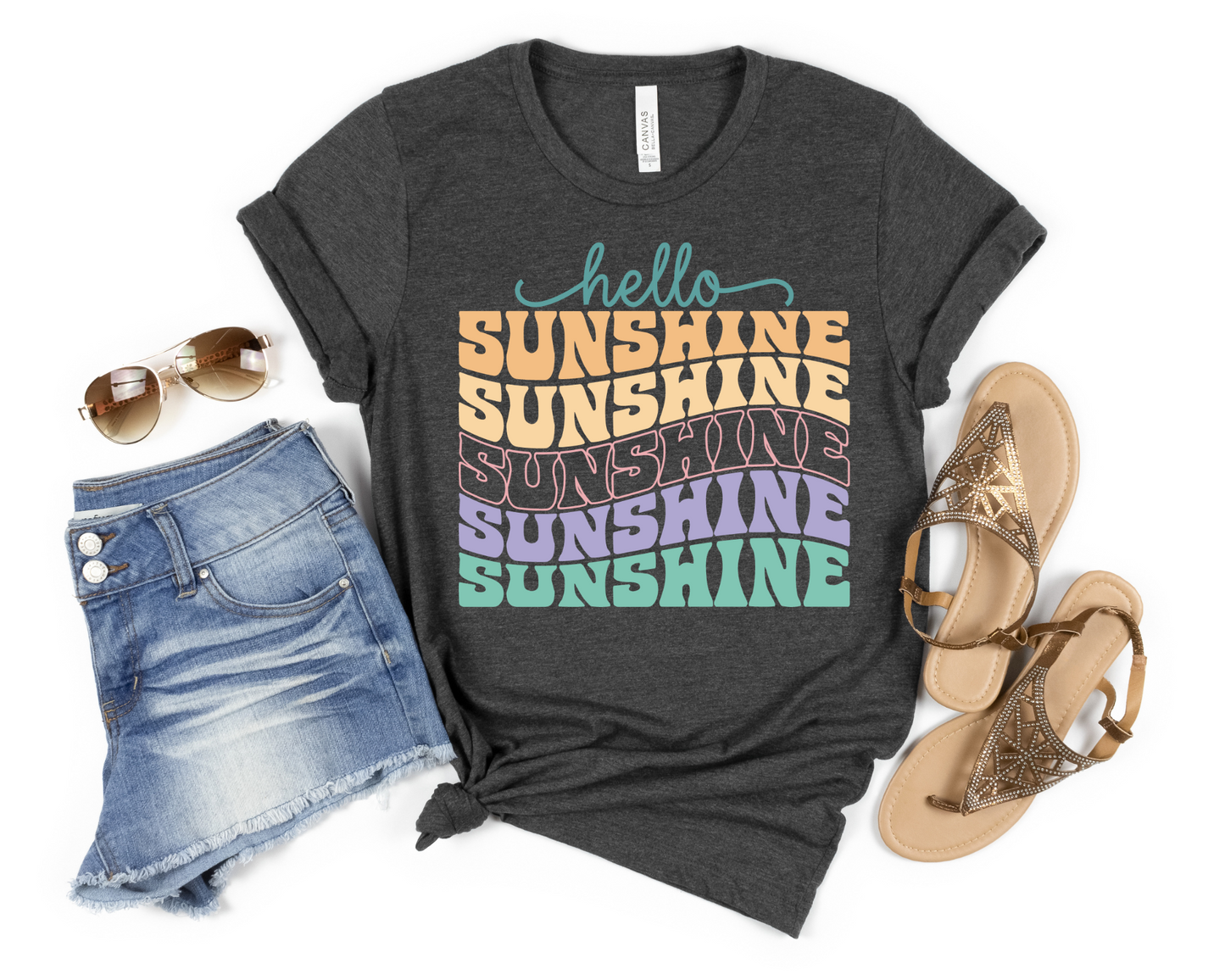 Hello Sunshine Completed Tee- Adult