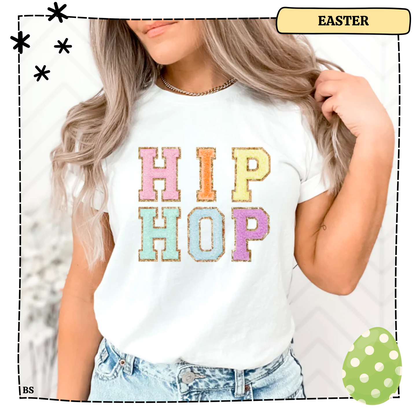 Hip Hop Chenille Letters