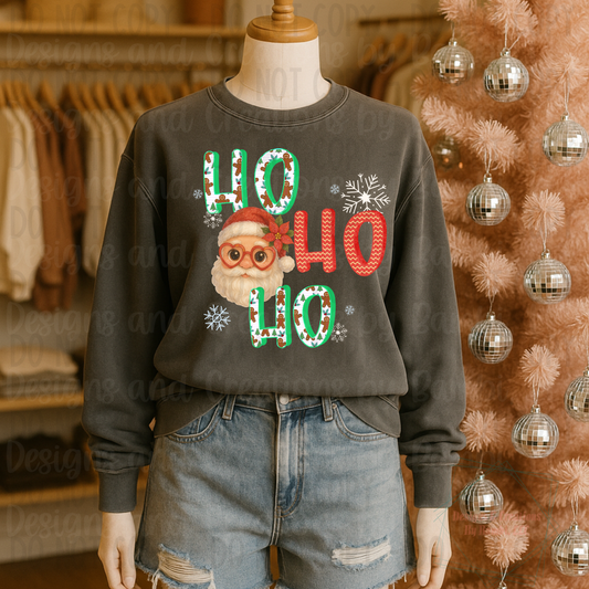 Ho Ho Ho Santa with Gingerbread
