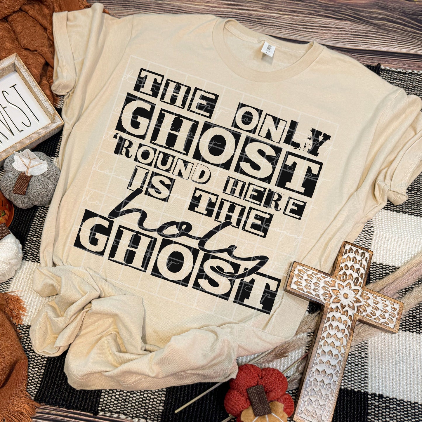 Ghost Round Here Holy Ghost Black Font