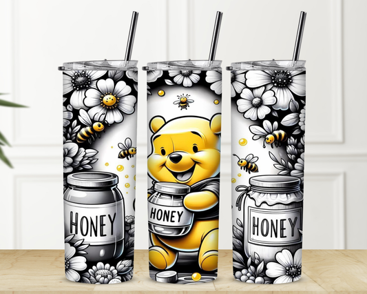 Honey And Pooh Sublimation Tumbler