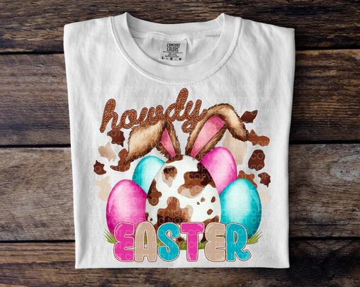 Howdy Easter Pink & Blue
