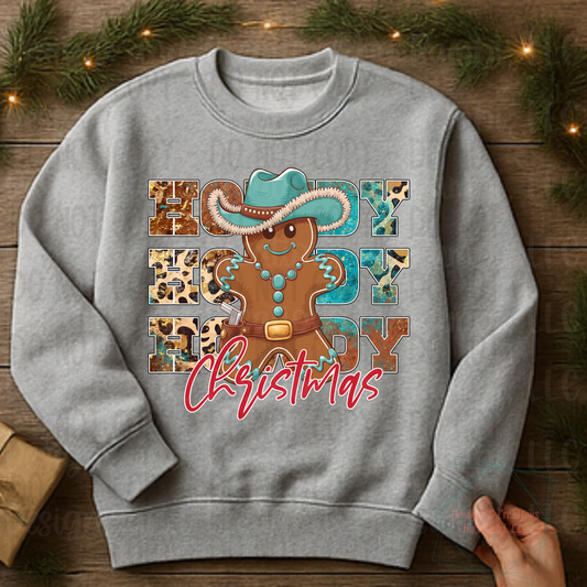 Howdy Gingerbread Western Christmas