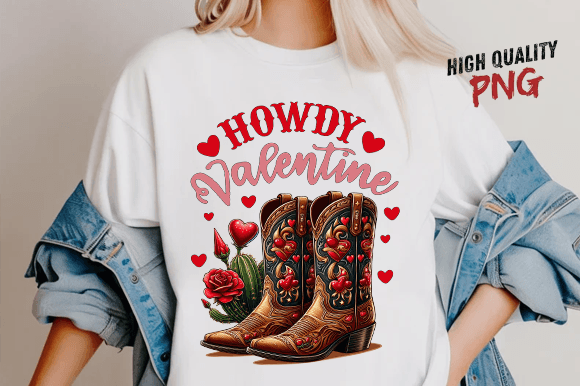 Howdy Valentine with Cowboy Boots
