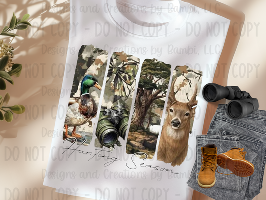 Hunting Season Brushstrokes Digital PNG File