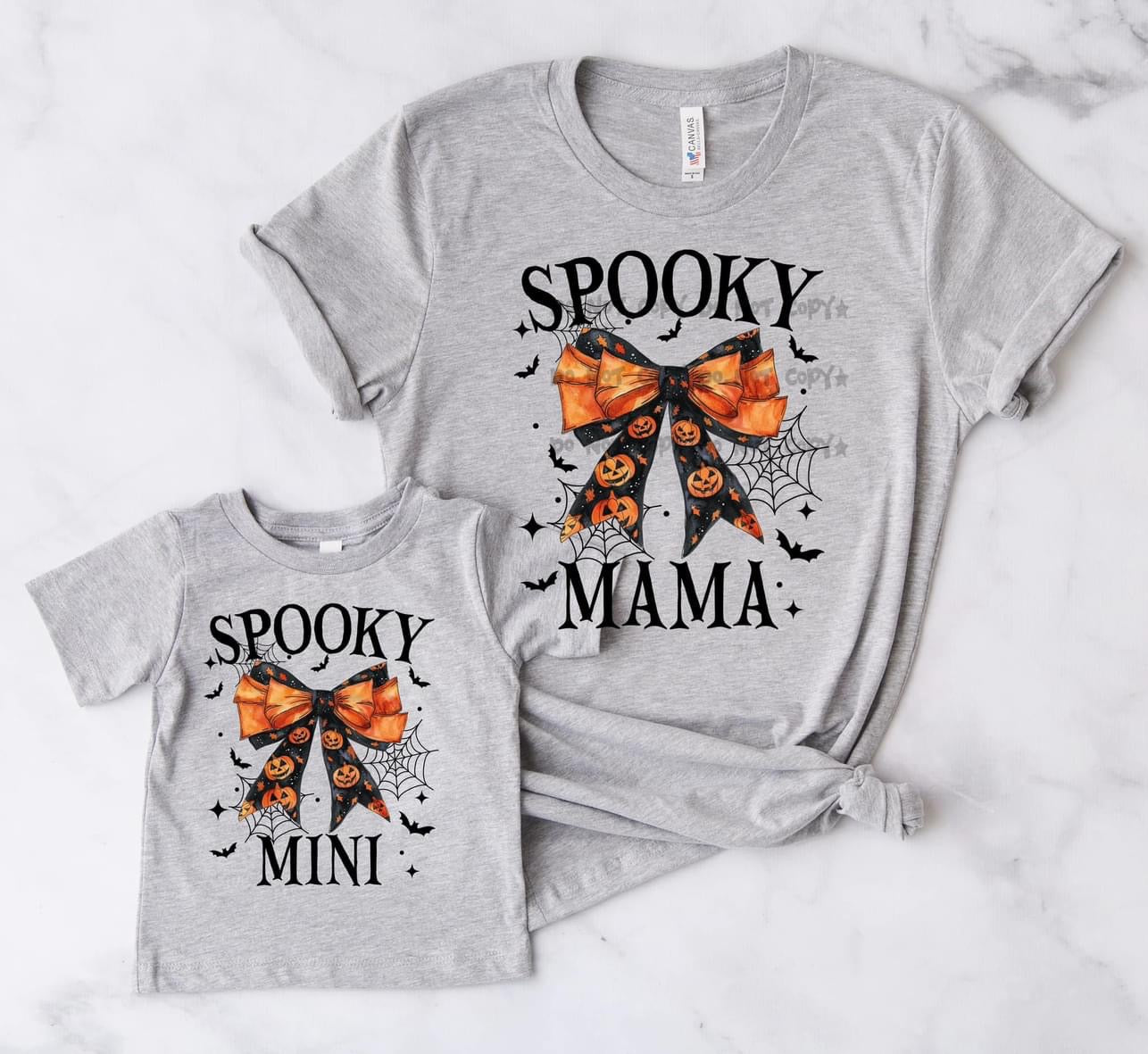 Spooky Mama/Mini Set with Bats