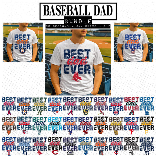Best Dad Ever Baseball Collection