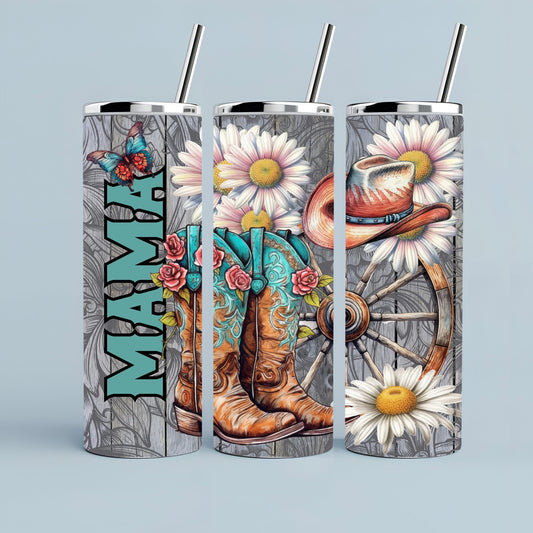 Western Style Mama Sublimation Tumbler