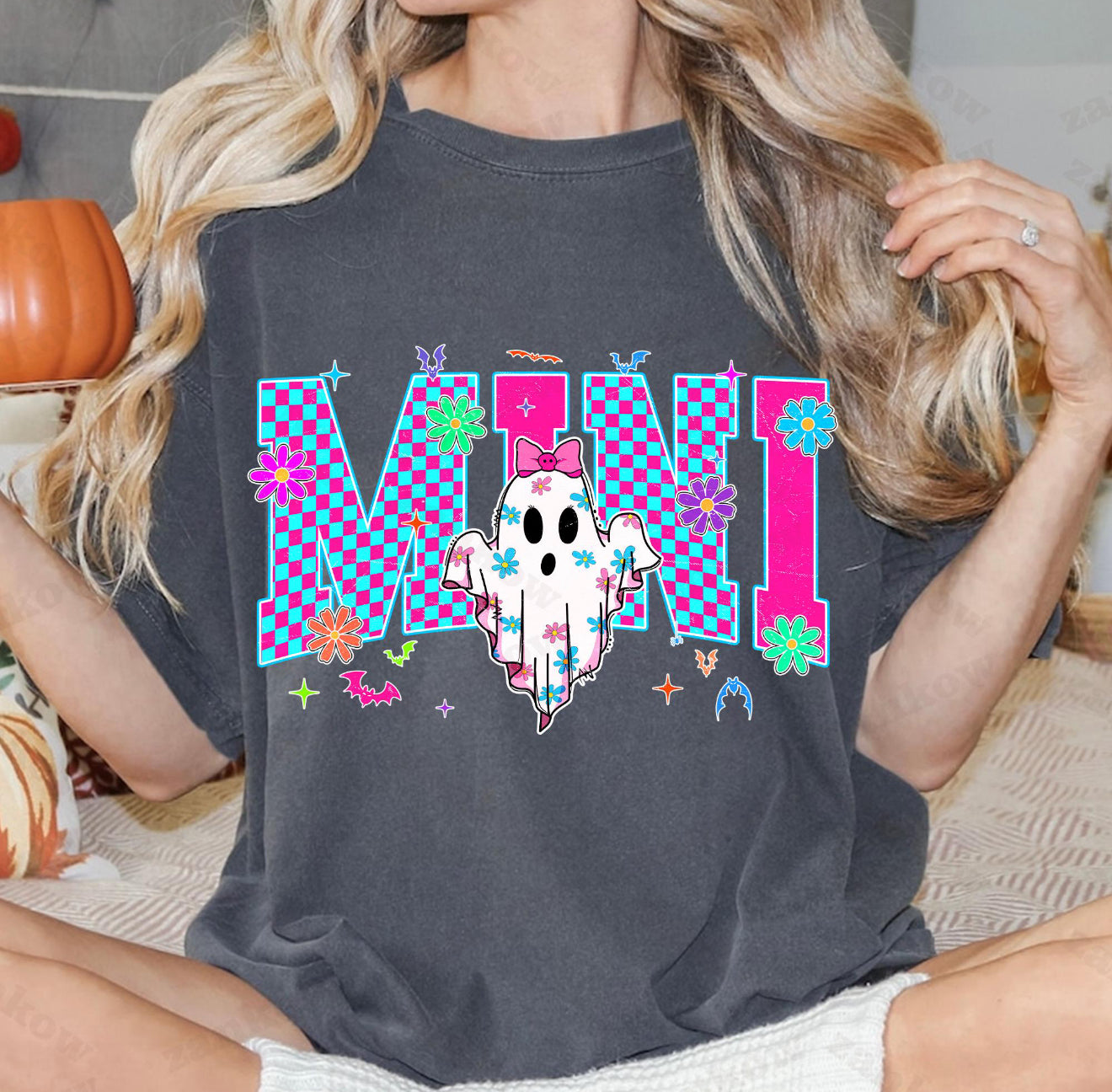 Pink Purple Ghost Mama and Mini Collection