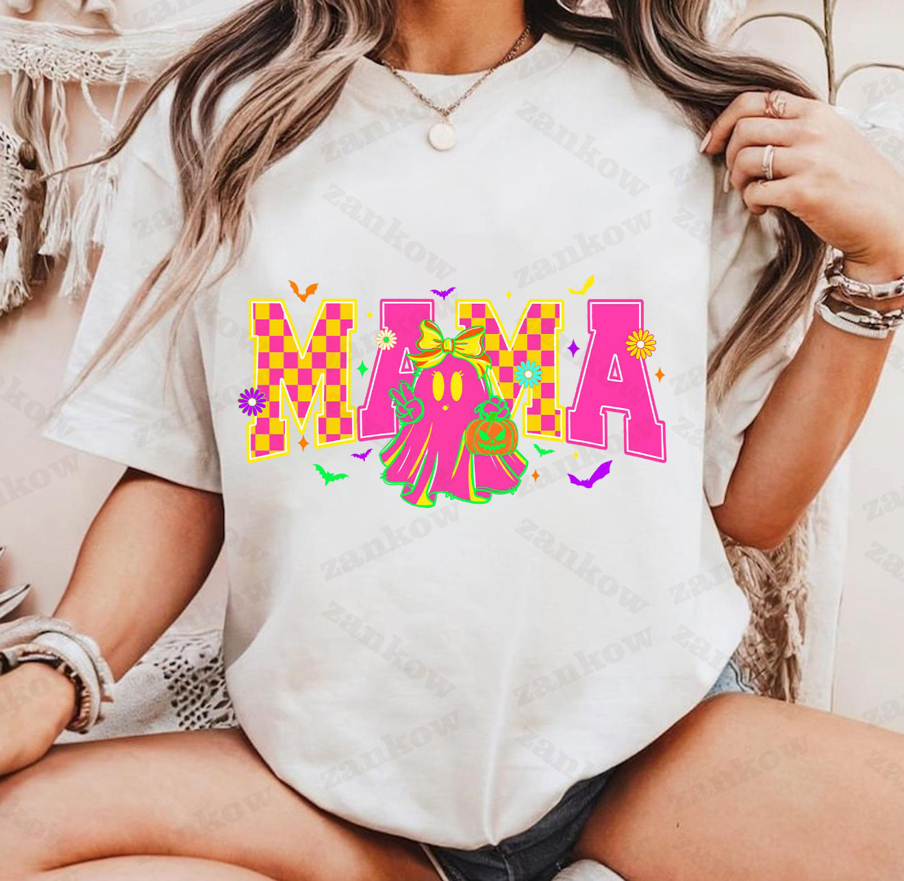 Neon Ghost Mama and Mini Collection