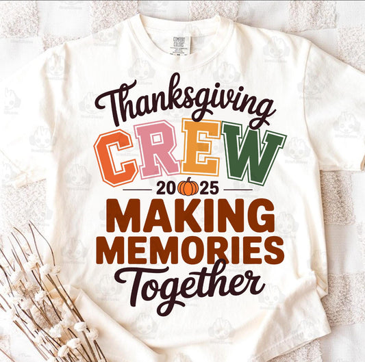 Thanksgiving Crew Making Memories Together