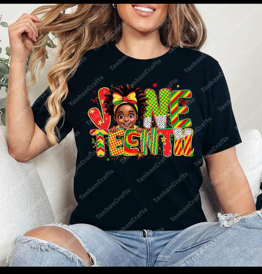 Colorful Juneteenth with Girl