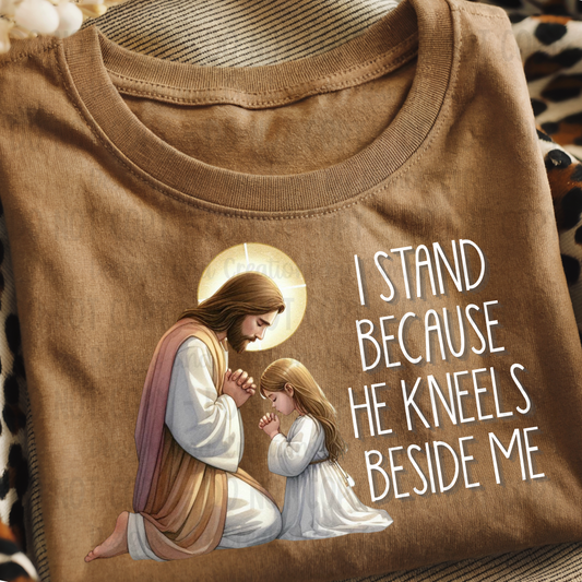 I Stand White Font