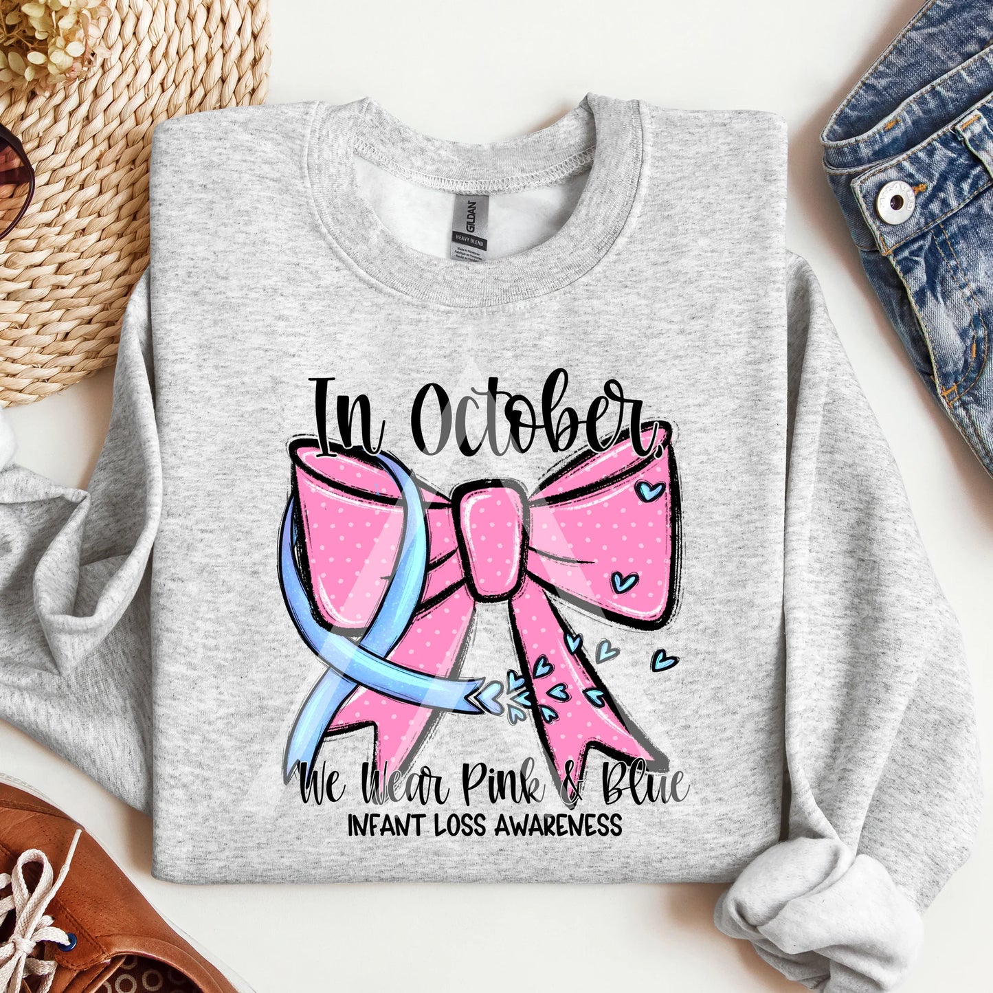 October We Wear Pink and Blue (Infant Loss)