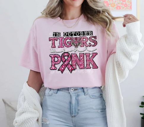 In October Tigers Wear Pink