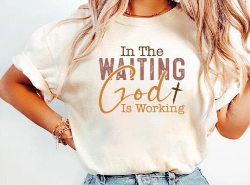 In the Waiting GOD Distressed Font