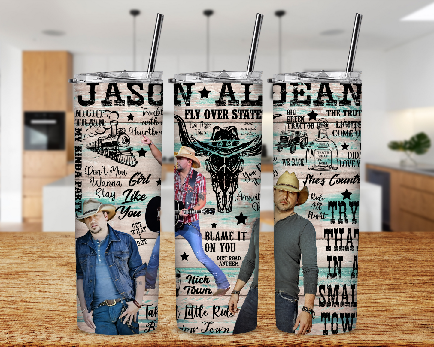 All Jason Aldean Songs 20 oz Sublimation Tumbler