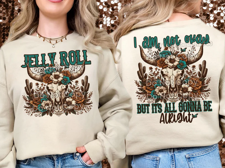 Jelly Roll- I Am Not Ok  Front/Back