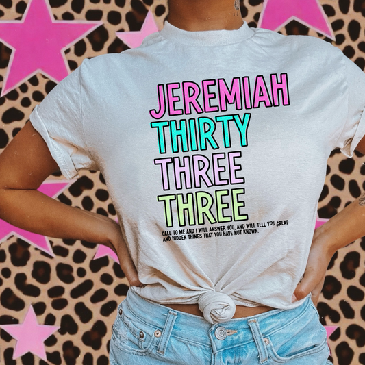 Jeremiah 33:3