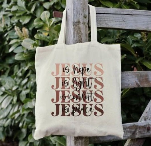 Jesus Stacked Book Bag