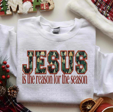 Jesus Is The Reason Embroidery