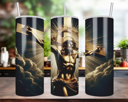 Jesus On The Cross Sublimation Tumbler