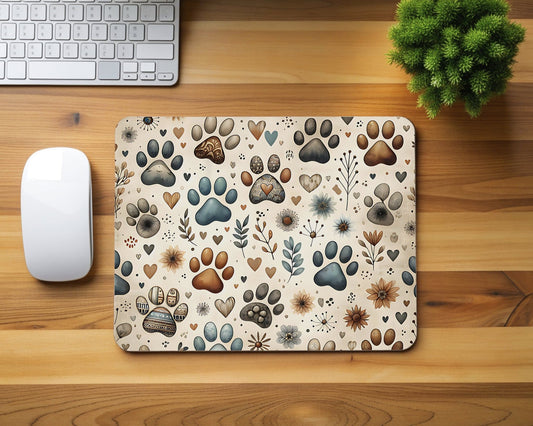 Just Paw Prints Mouse Pad