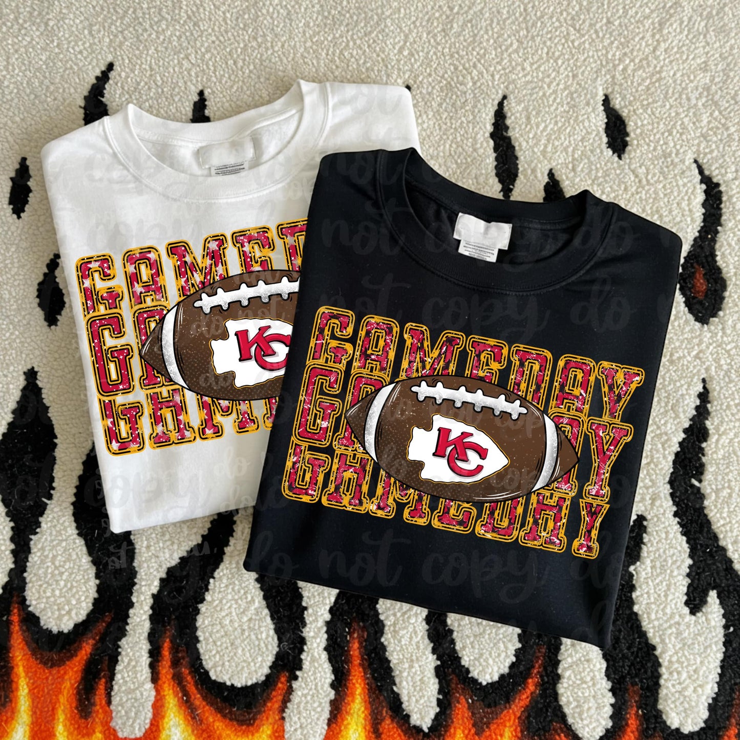 KC Chiefs Game Day Stacked with Football