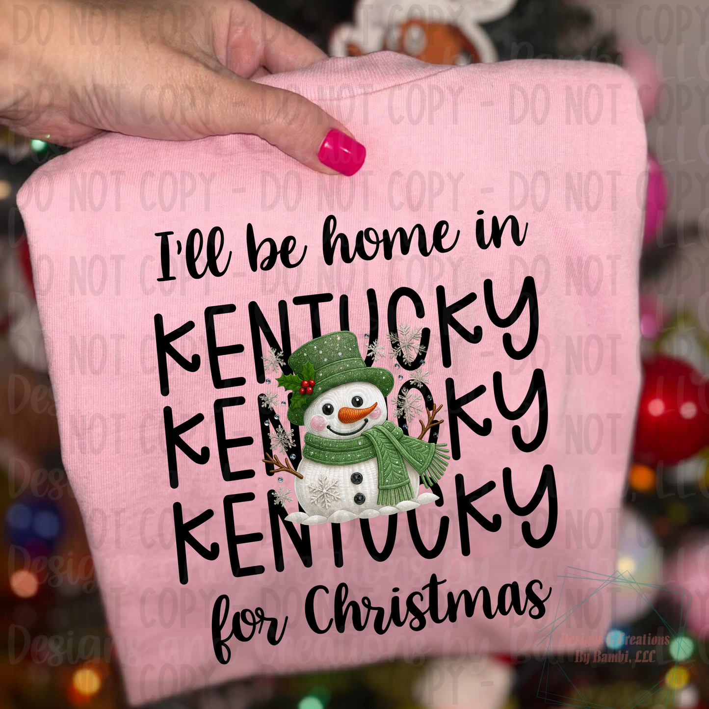 I'll Be Home in States Sage Snowman Black Font Digital Bundle
