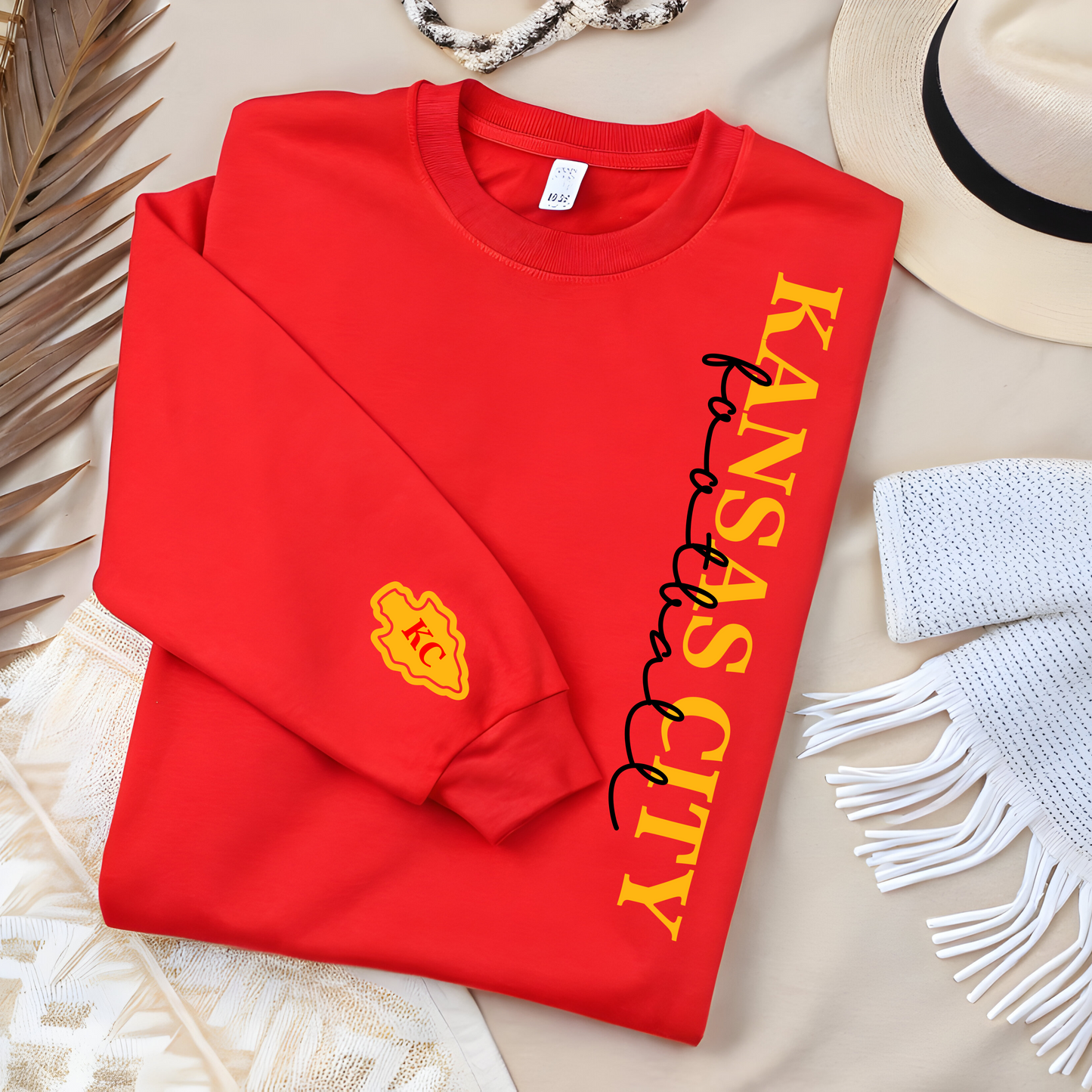 Kansas City Football with Sleeve