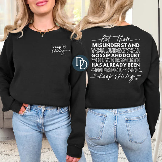 Keep Shining With Pocket Accent (White Ink)
