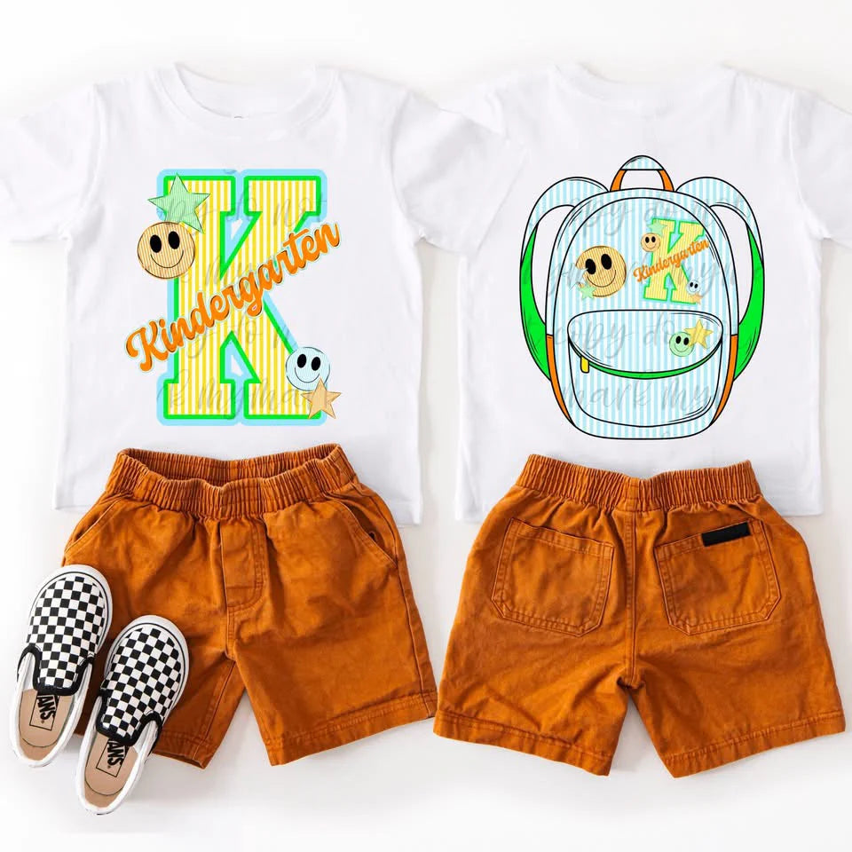 Seersucker Back To Schoo (Front/Back) Collection (Boy)