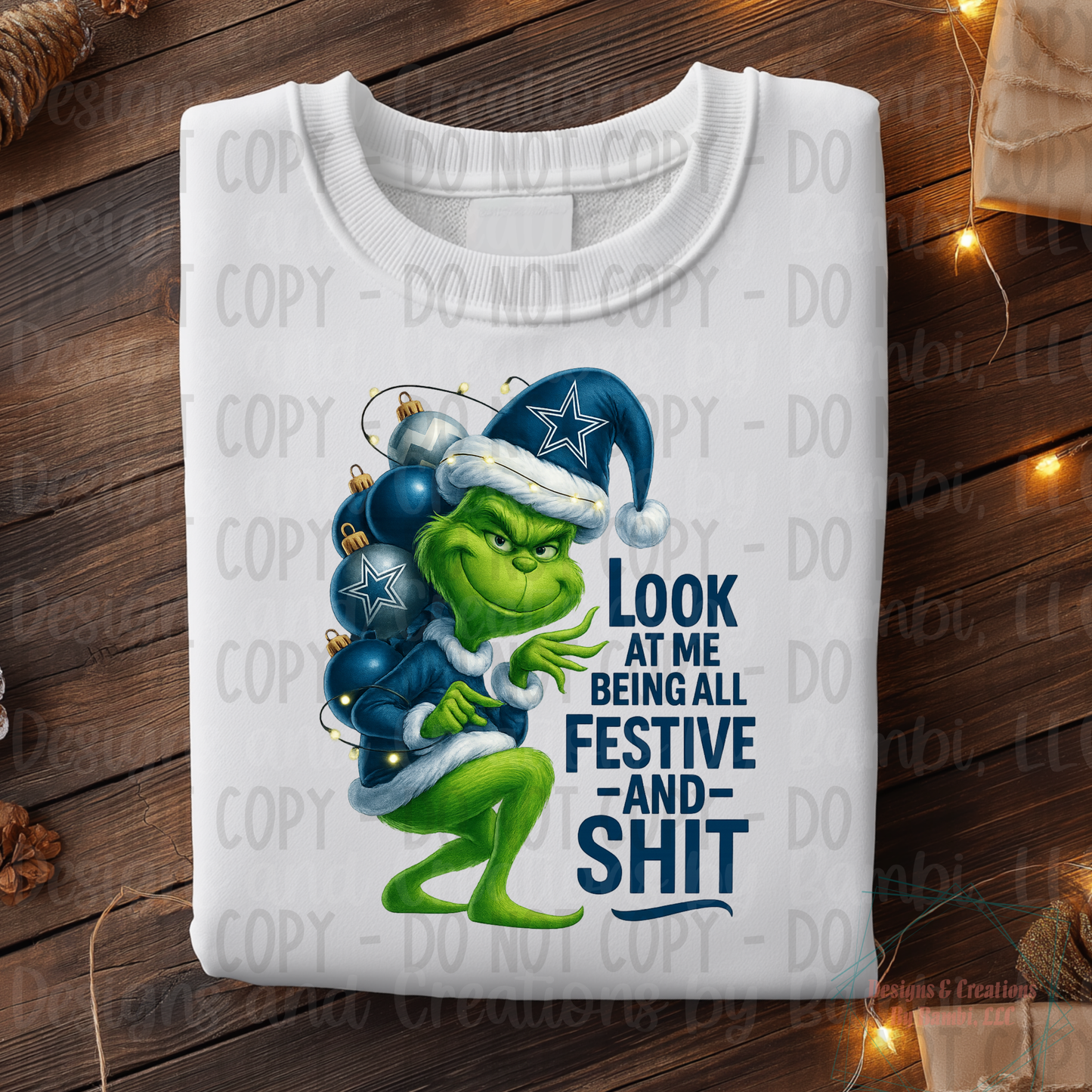 Look At Me Festive Cowboys Version 1