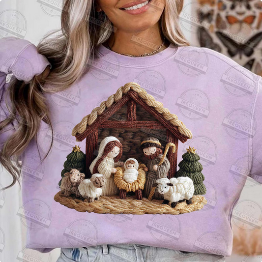 Latchhook Faux Yarn Nativity Collection