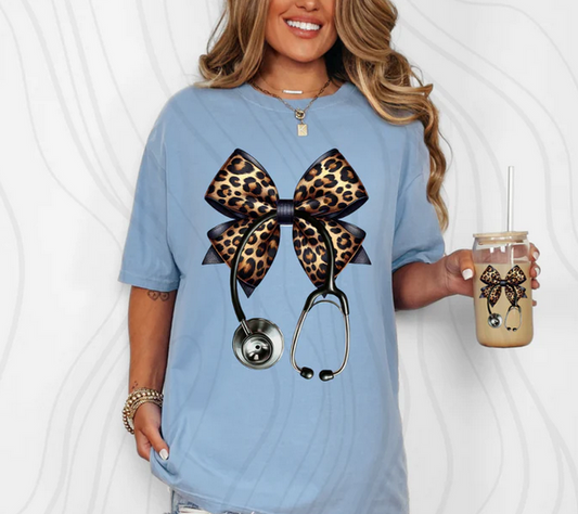 Leopard Nurse Bow