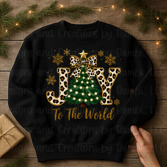 Leopard and Gold Joy to the World