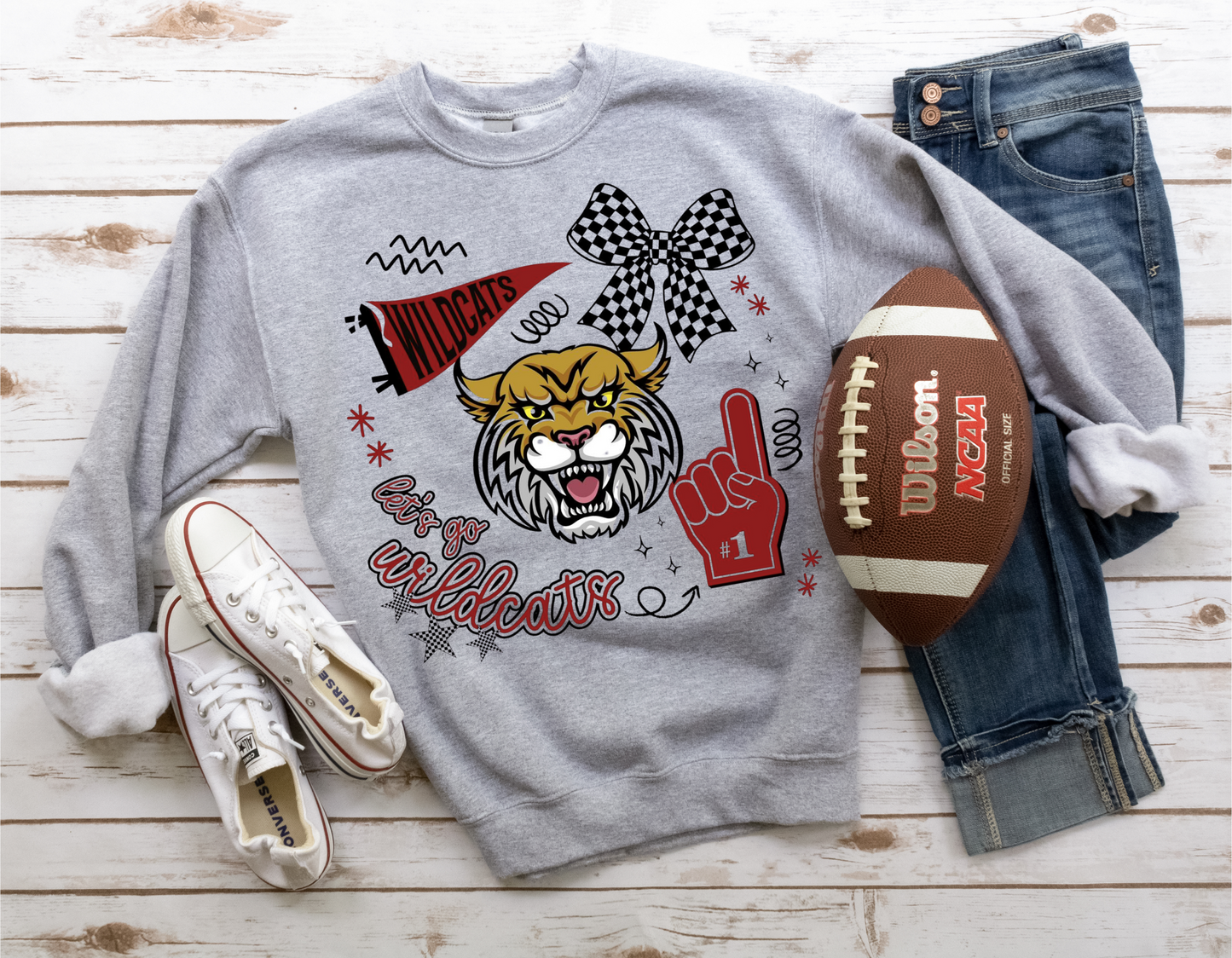 Let's Go Wildcats Maroon